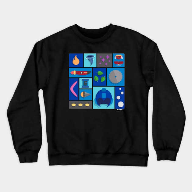 Megaman 2 Gear Crewneck Sweatshirt by JMADISON